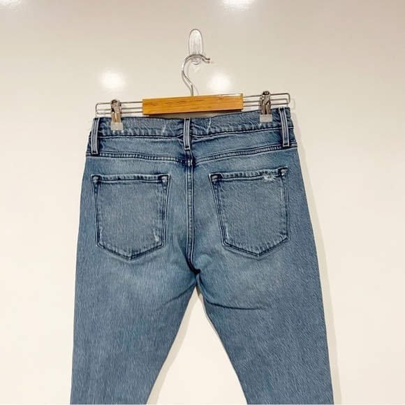 FRAME Le Garcon Jeans in Beldon Rips - Picture 7 of 14